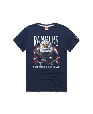 Men's Navy Texas Rangers America's Pastime Tri-Blend T-Shirt