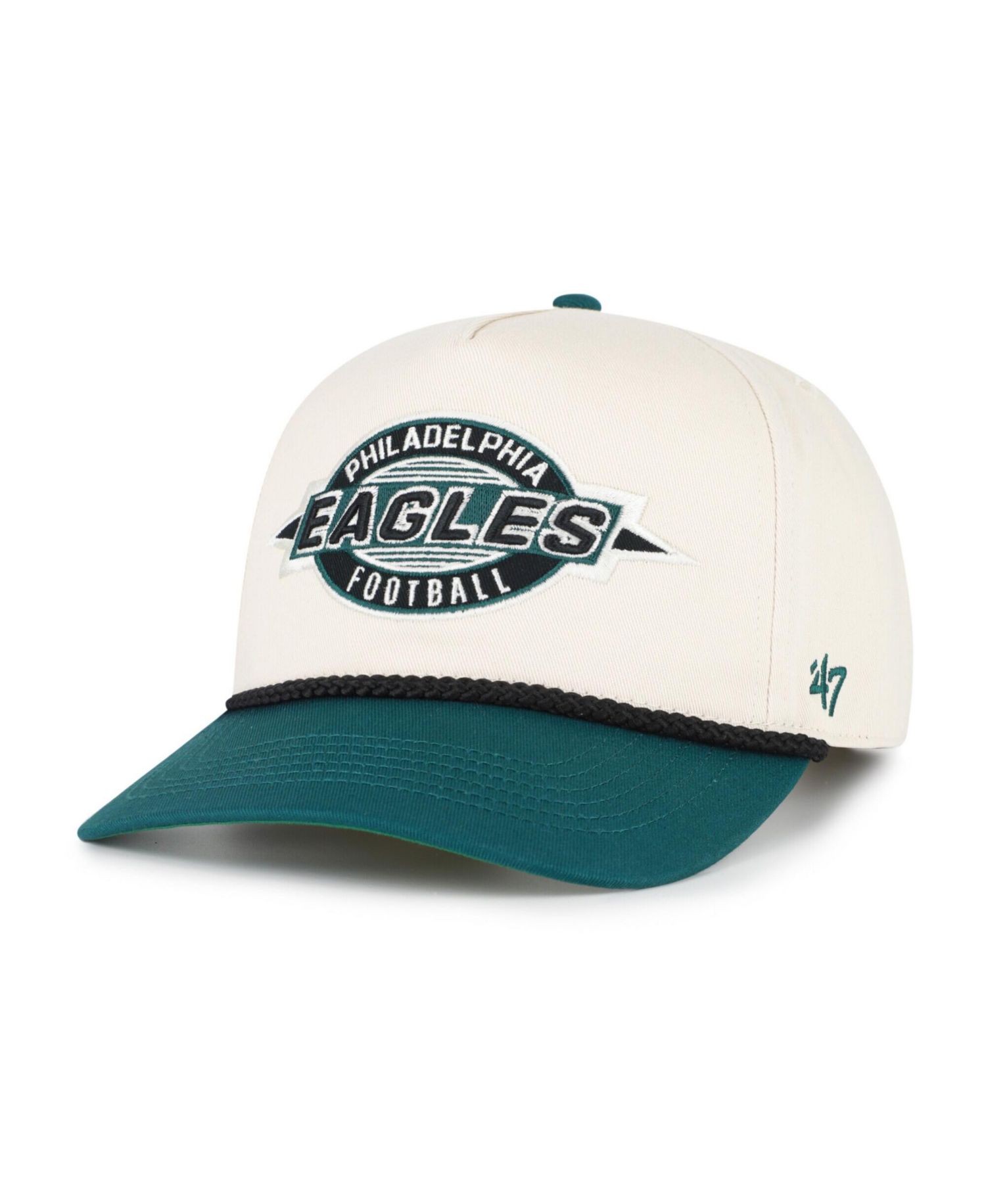 Big Boys and Girls Cream Philadelphia Eagles Freemont Hitch Adjustable Hat