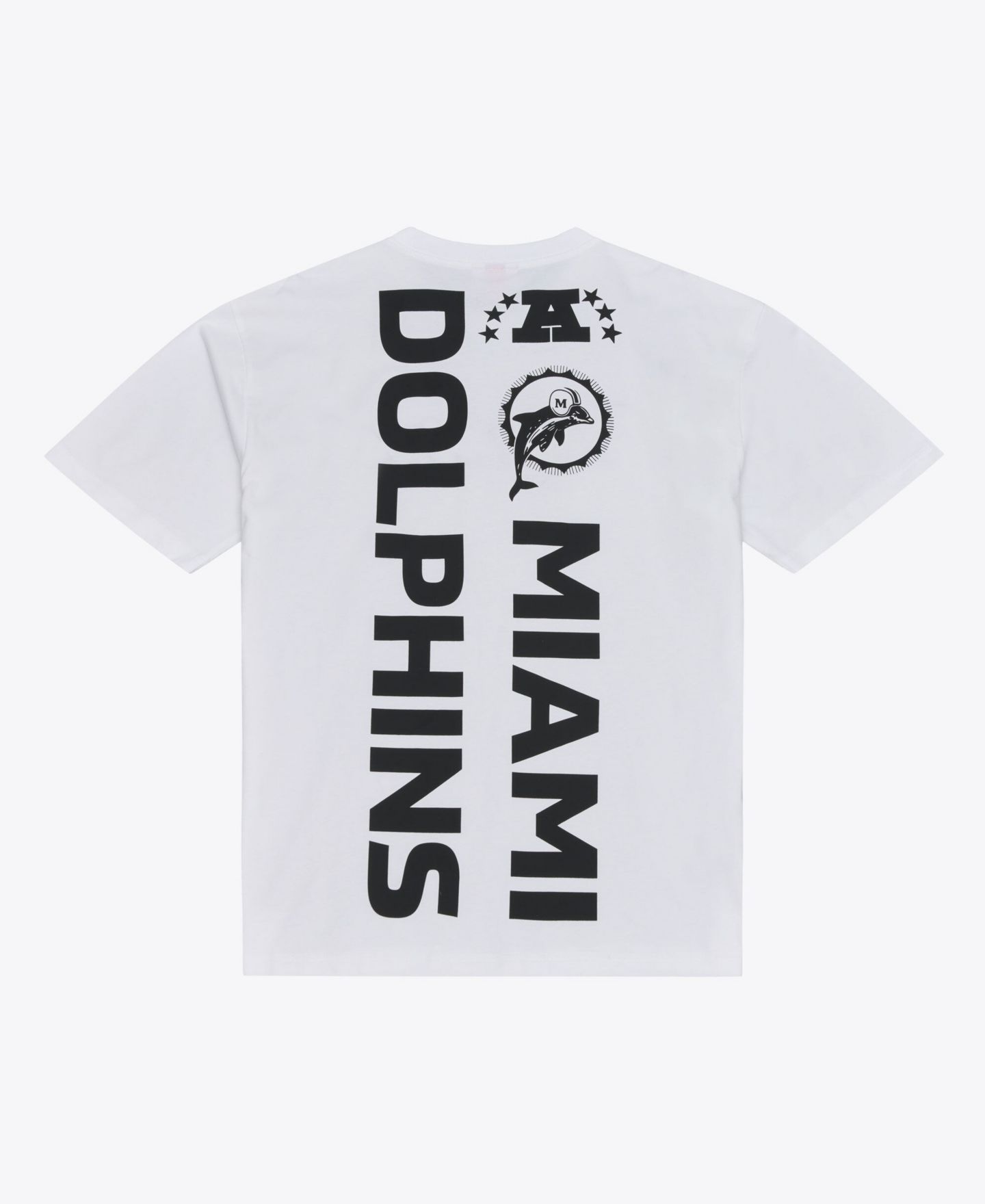 Мужская футболка Mitchell & Ness White Miami Dolphins Monochrome — фото 5