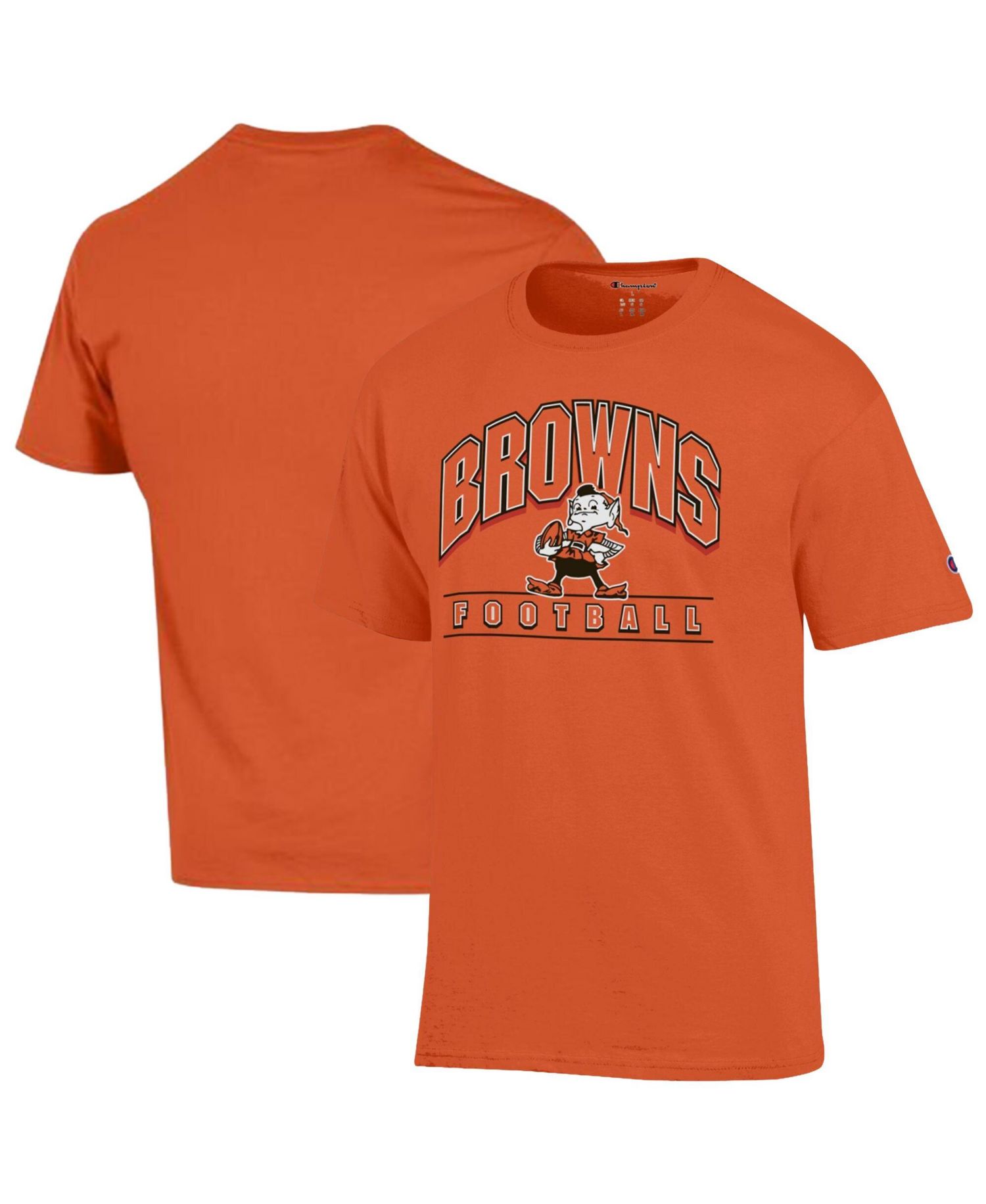 Men's Orange Cleveland Browns Jersey T-Shirt