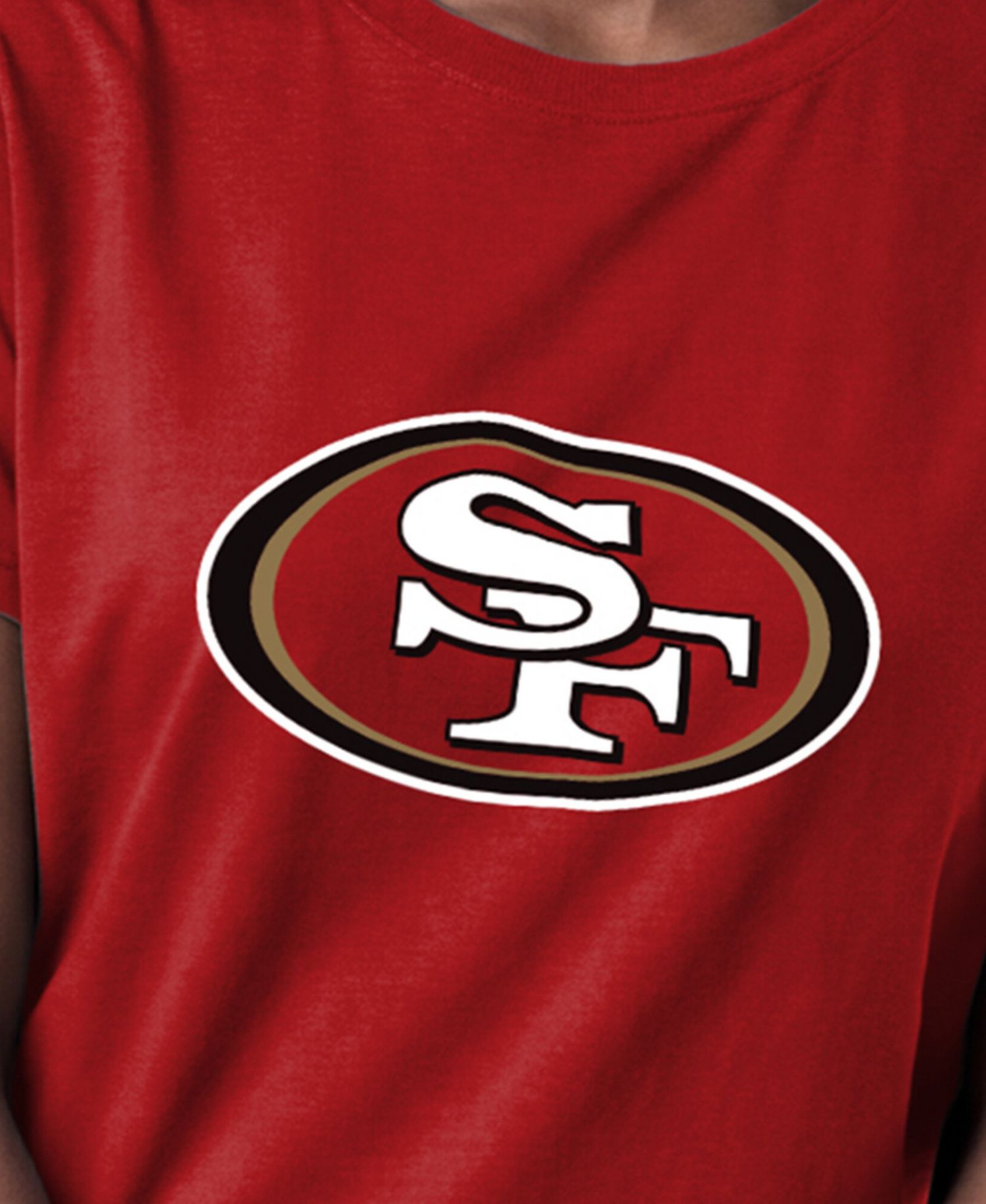 Women's Scarlet San Francisco 49ers Logo T-Shirt