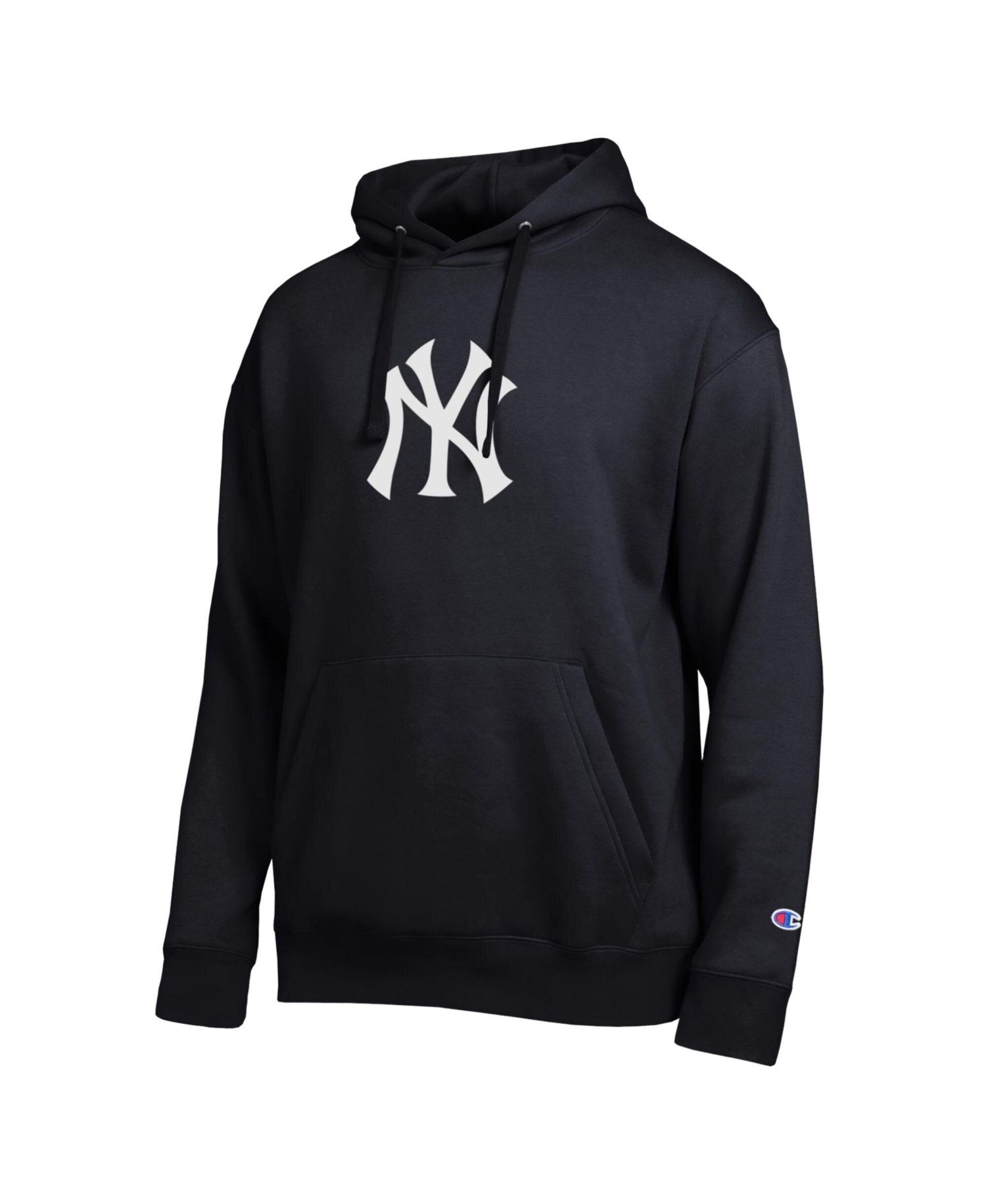 Men's Black New York Yankees All Star Embroidered Logo Hoodie