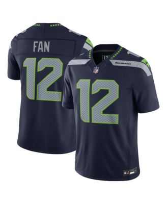 Men's 12s College Navy Seattle Seahawks Vapor F.U.S.E. Stitched Limited Jersey