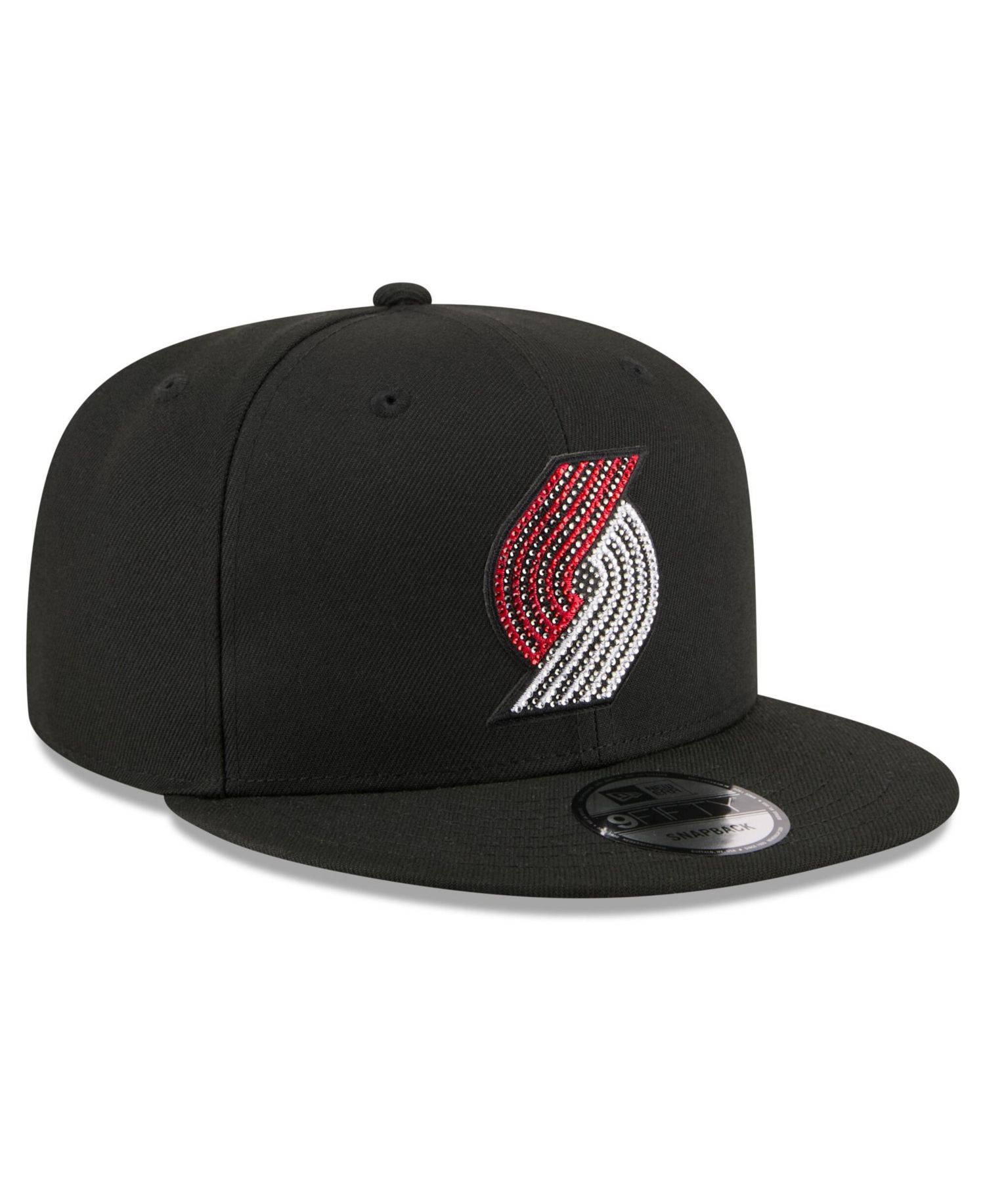 Men's Black Portland Trail Blazers 2026 NBA Draft Crystal 9FIFTY Snapback Hat