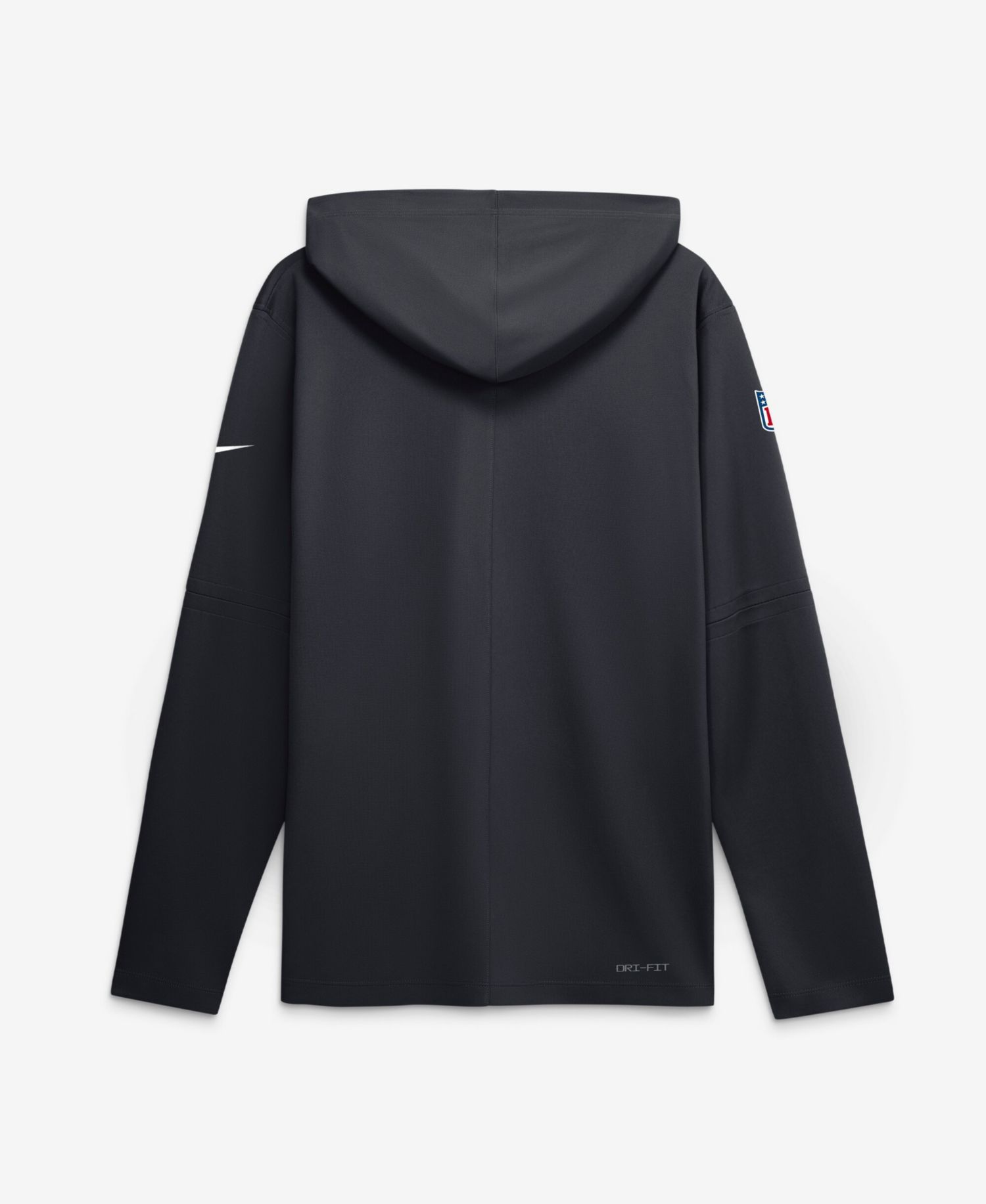 Men's Navy Houston Texans Sideline Dri-FIT Long Sleeve Hooded T-Shirt