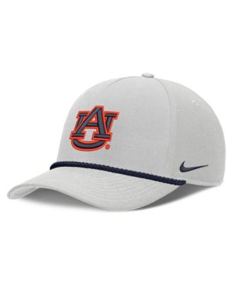 Men's and Women's Gray Auburn Tigers Rope Rise Adjustable Hat