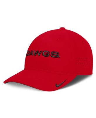 Men's Red Georgia Bulldogs Gameday Aerobill Swooshflex Dri-FIT Hat