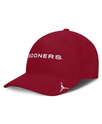 Men's Crimson Oklahoma Sooners Gameday Aerobill Swooshflex Dri-FIT Hat