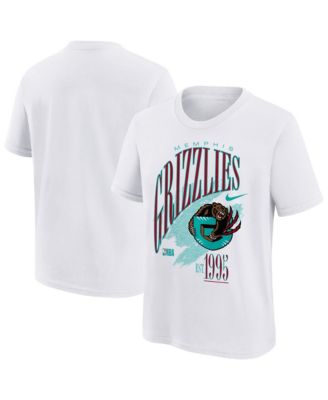 Big Boys and Girls White Memphis Grizzlies Hardwood Classics Champs Max90 T-Shirt