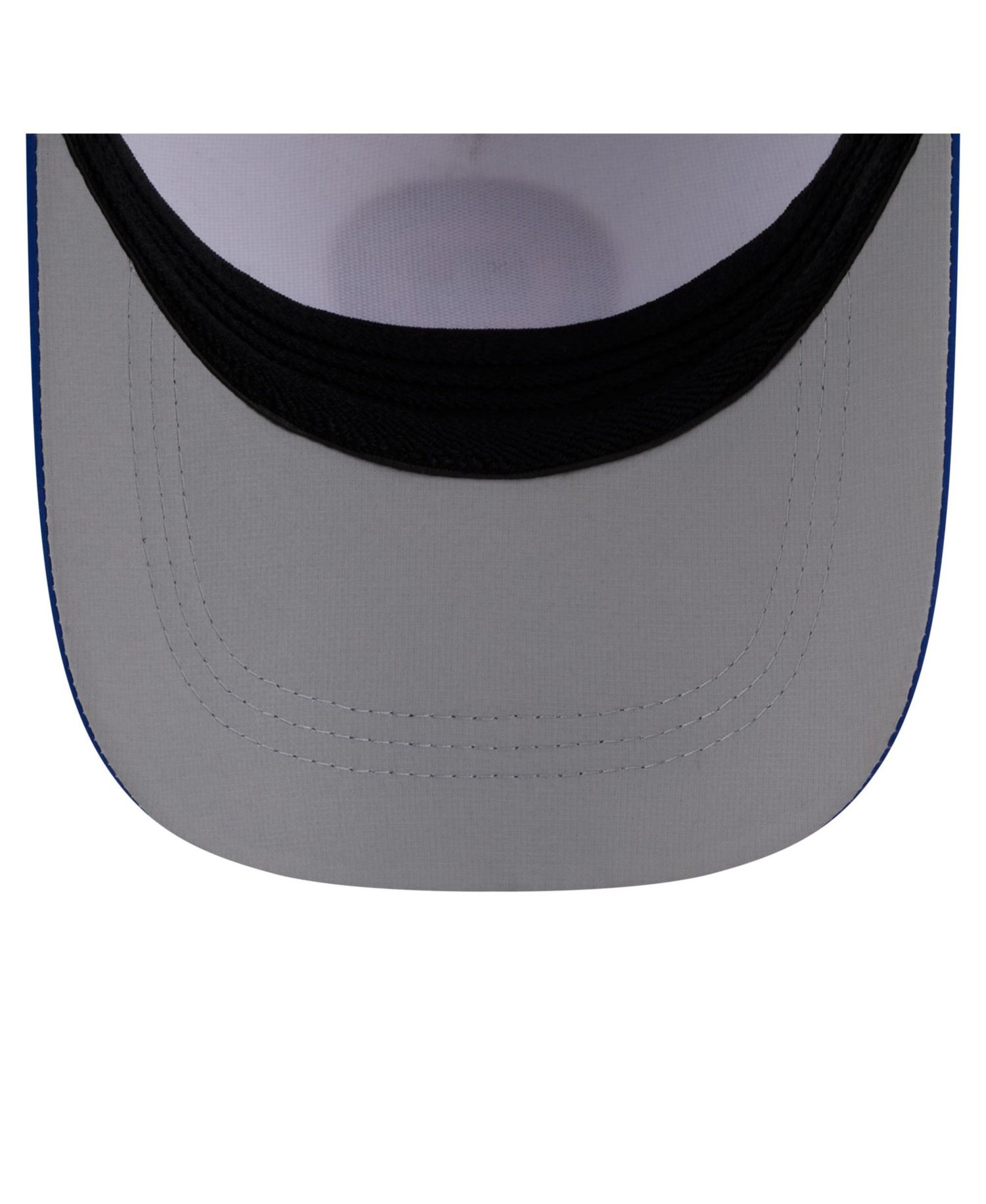 Men's White/Royal New York Giants Patch 39THIRTY A-Frame M-Crown Perforated Flex Hat