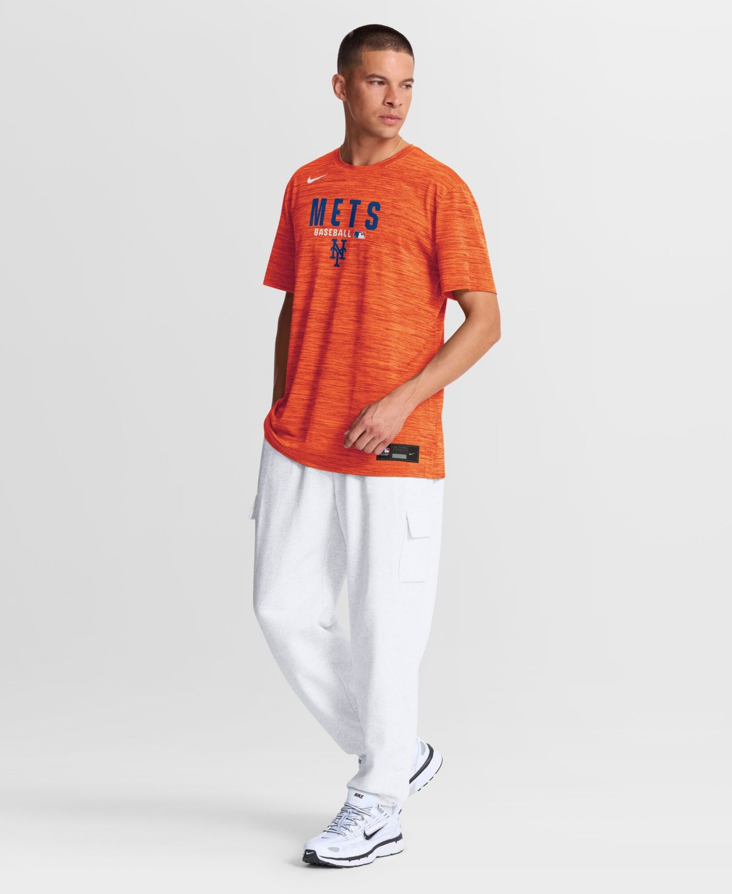 Men's Orange New York Mets Authentic Collection Velocity Dri-FIT T-Shirt
