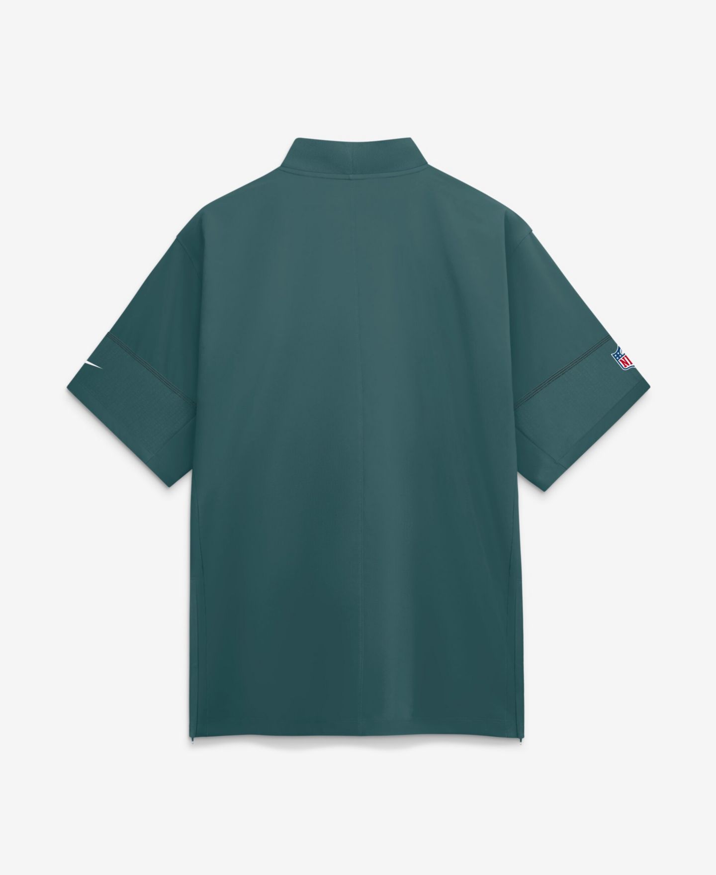 Мужская куртка Nike Midnight Green Philadelphia Eagles Sideline Short Sleeve Quarter-Zip Coaches — фото 2