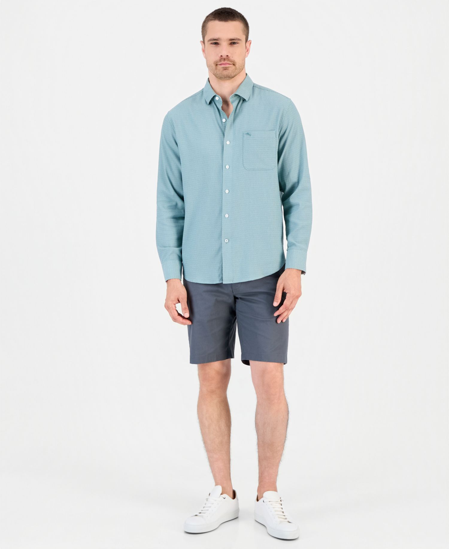Men's Solid Woven Shirt