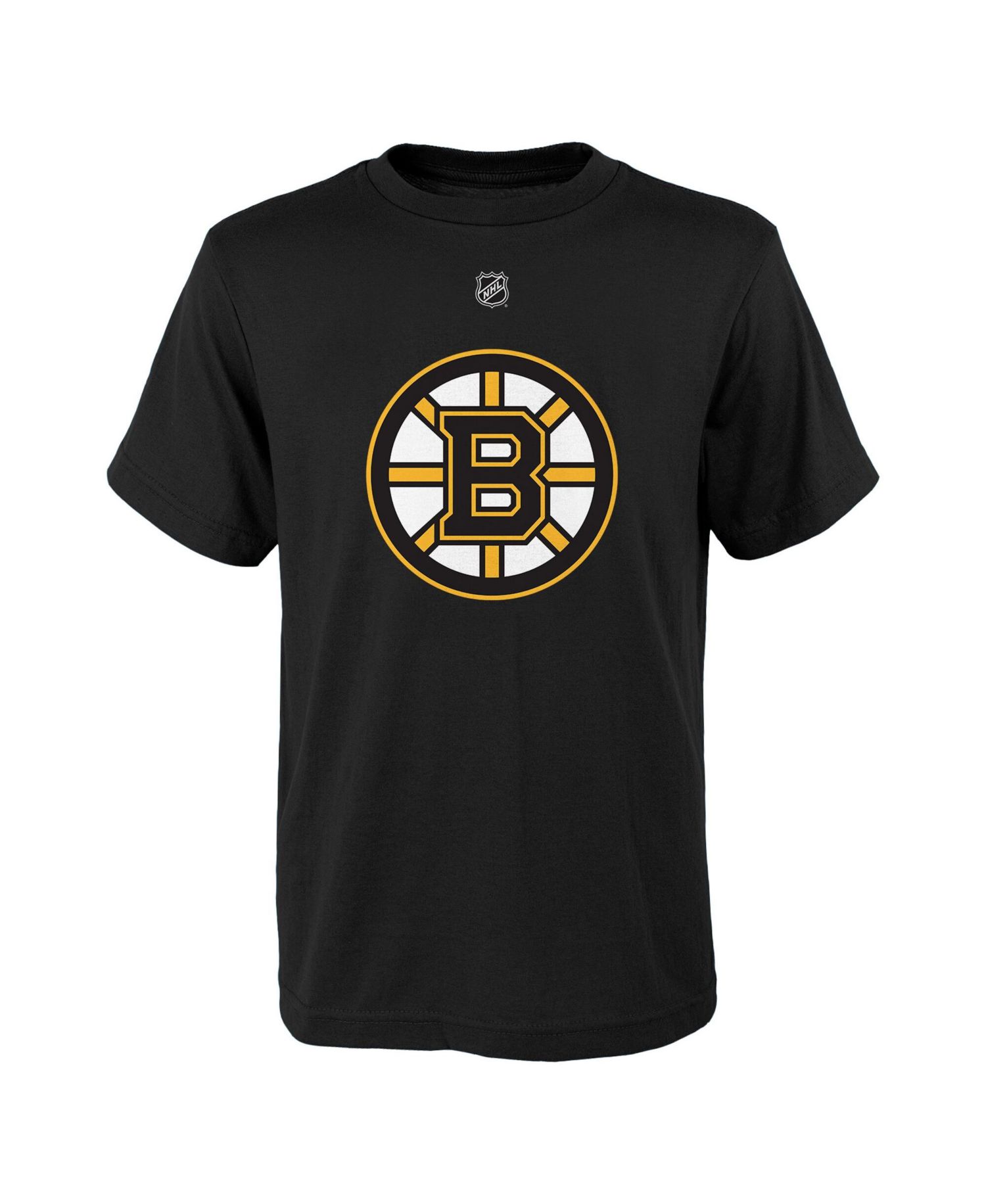 Big Boys and Girls David Pastrnak Black Boston Bruins Player Name & Number T-Shirt
