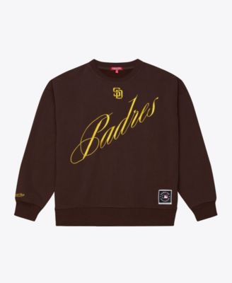 Women's Brown San Diego Padres Script Sweatshirt