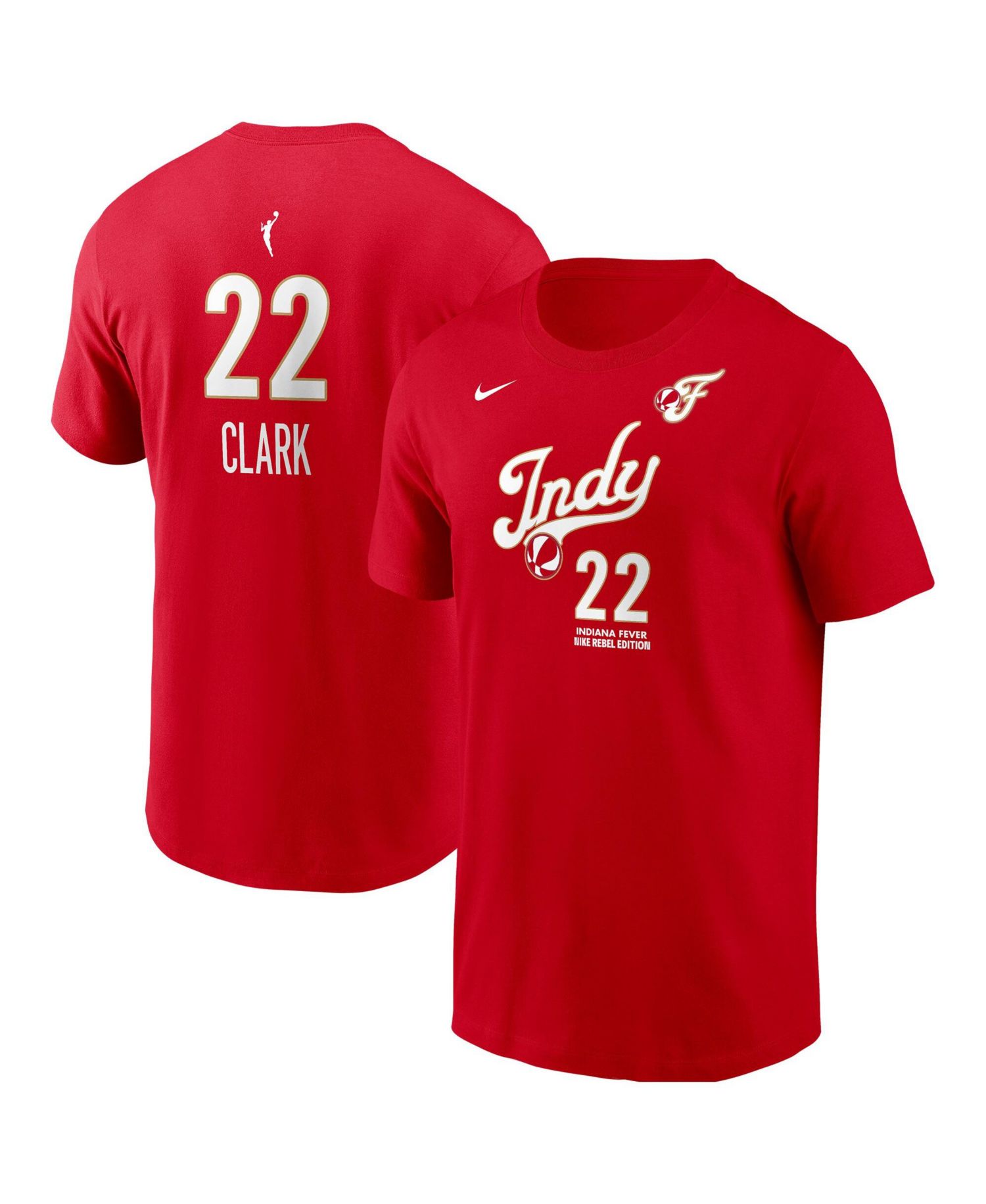 Men's Caitlin Clark Red Indiana Fever Name & Number Rebel Edition T-Shirt