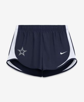 Women's Navy Dallas Cowboys Tempo Mid-Rise Dri-FIT Shorts