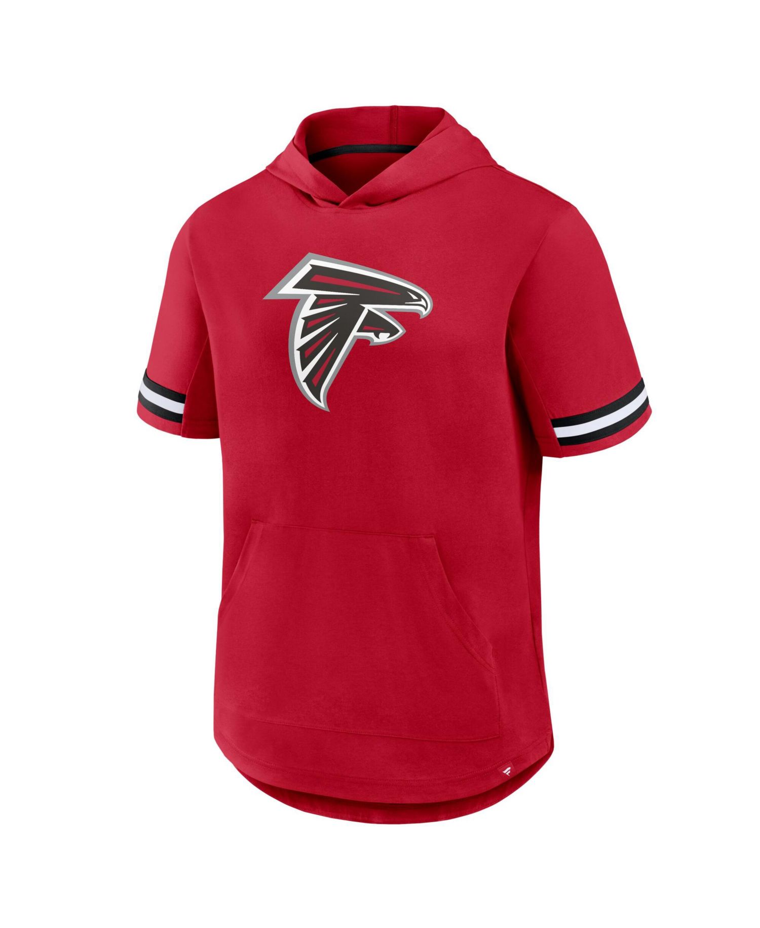 Men's Red Atlanta Falcons Optimal Play Short Sleeve Hooded T-Shirt