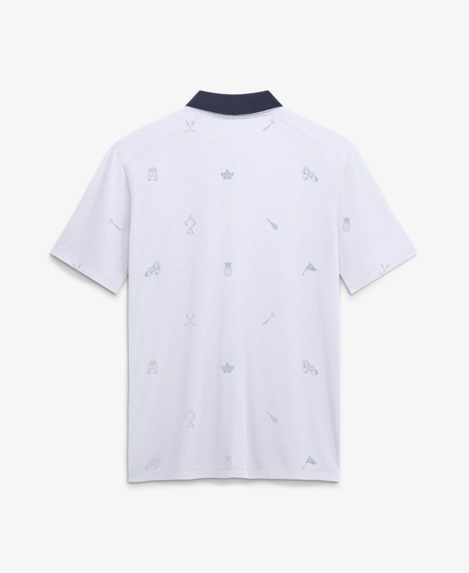 Men's White Michigan Wolverines Vapor Pattern Dri-FIT Polo Shirt