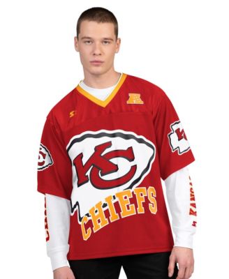 Men's Red/White Kansas City Chiefs Short Sleeve Long Sleeve T-Shirt