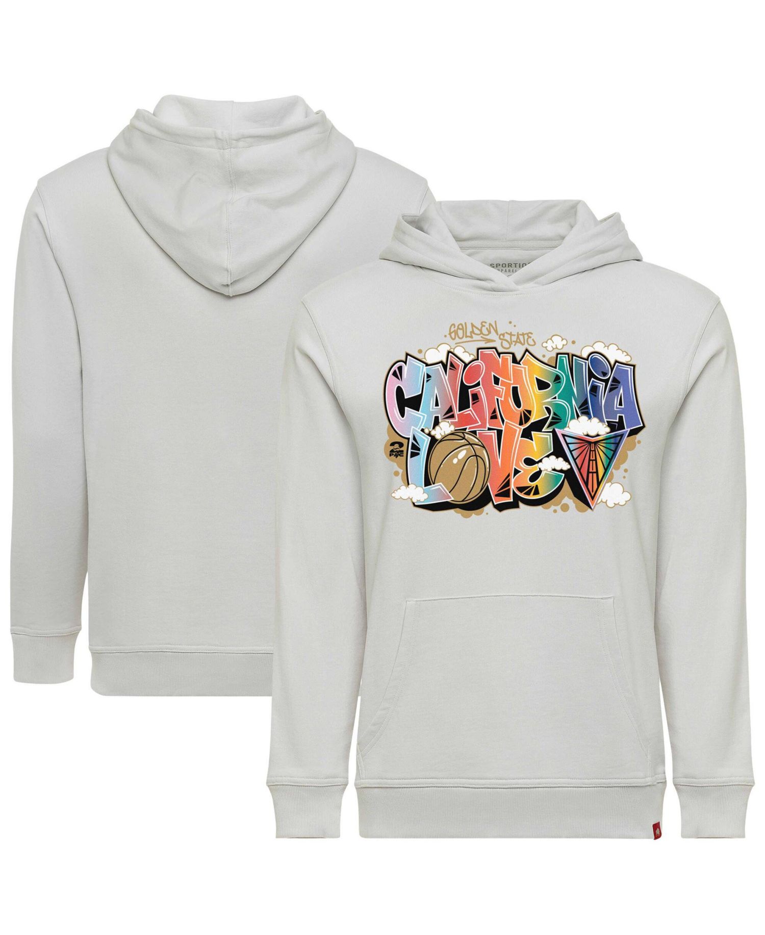 Men's and Women's x 2PAC California Love Gray Golden State Valkyries Pride Drake Hoodie