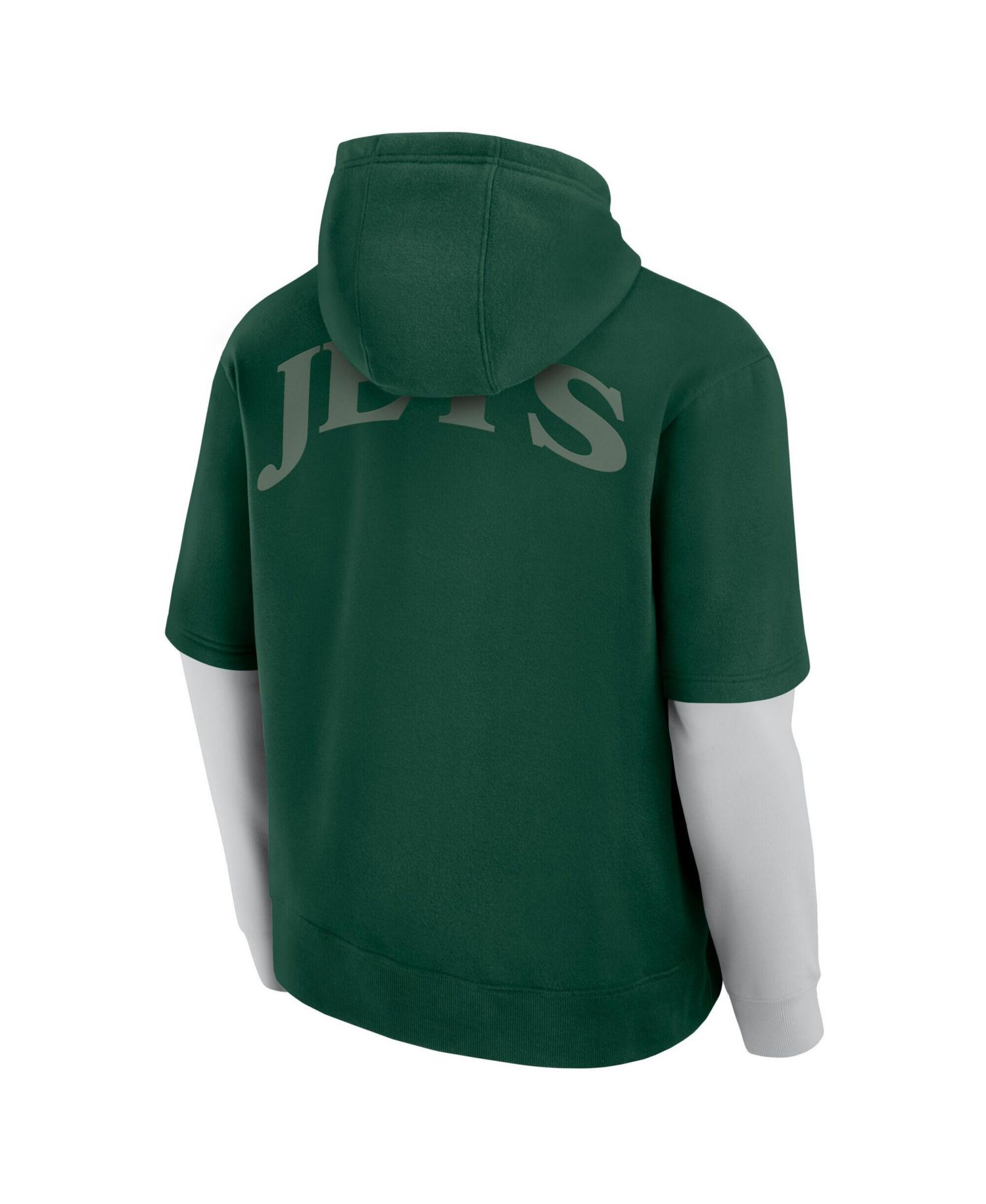 Men's and Women's Green New York Jets Sleek Elements Pullover Hoodie