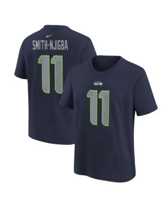 Big Boys and Girls Jaxon Smith-Njigba College Navy Seattle Seahawks Player Name & Number T-Shirt