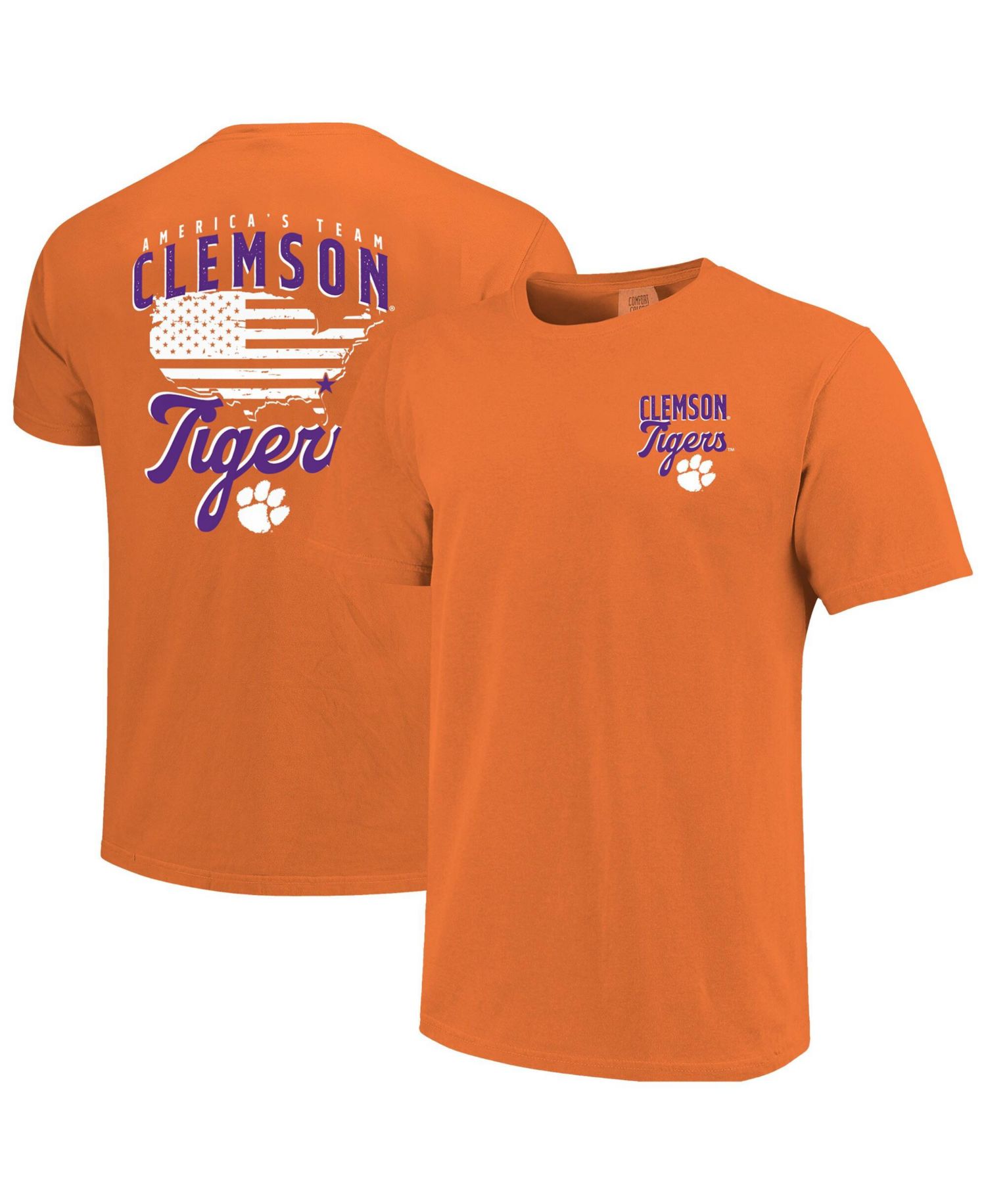 Men's Orange Clemson Tigers America's Team T-Shirt