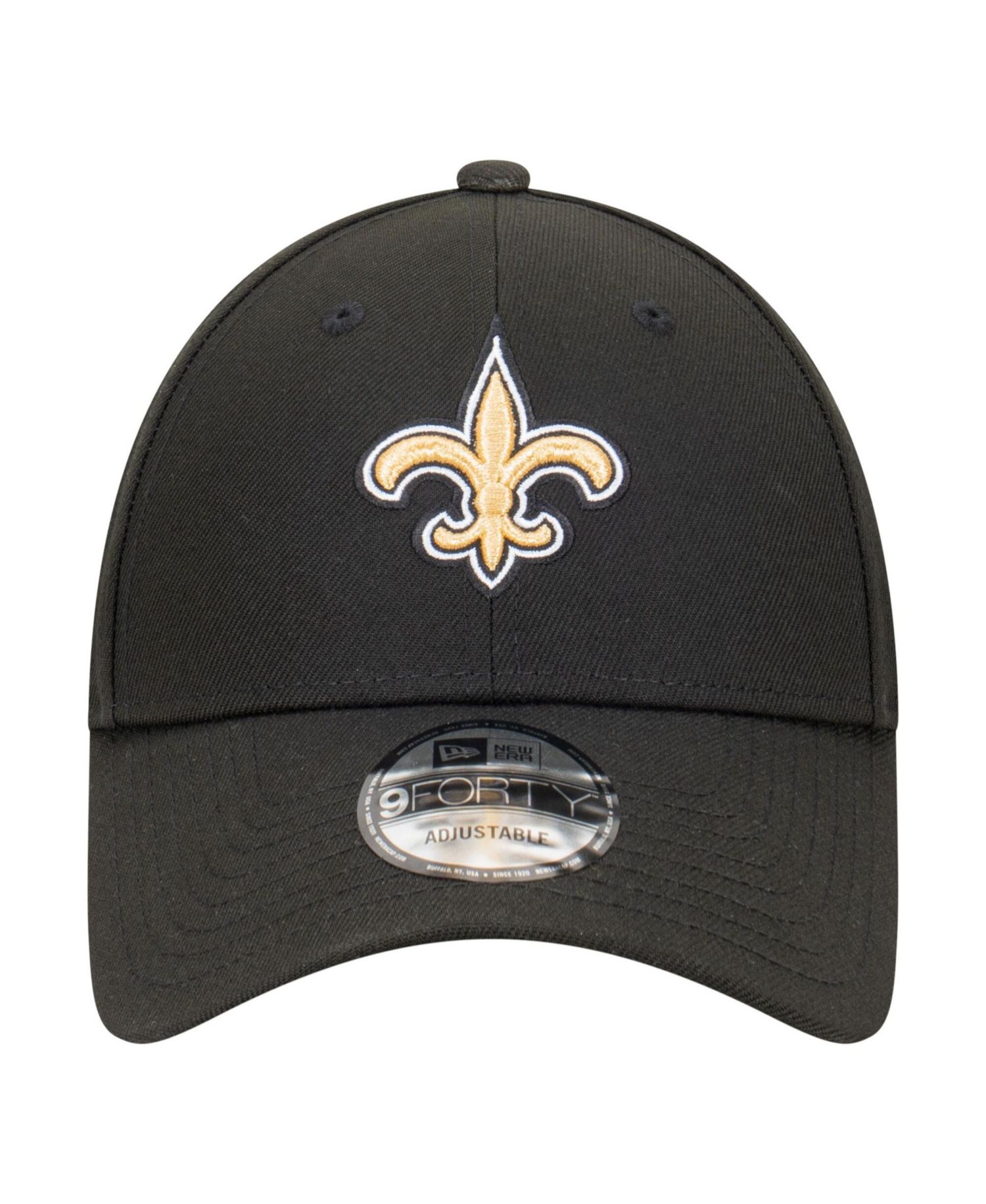 Men's Black New Orleans Saints Core Team 9FORTY Adjustable Hat