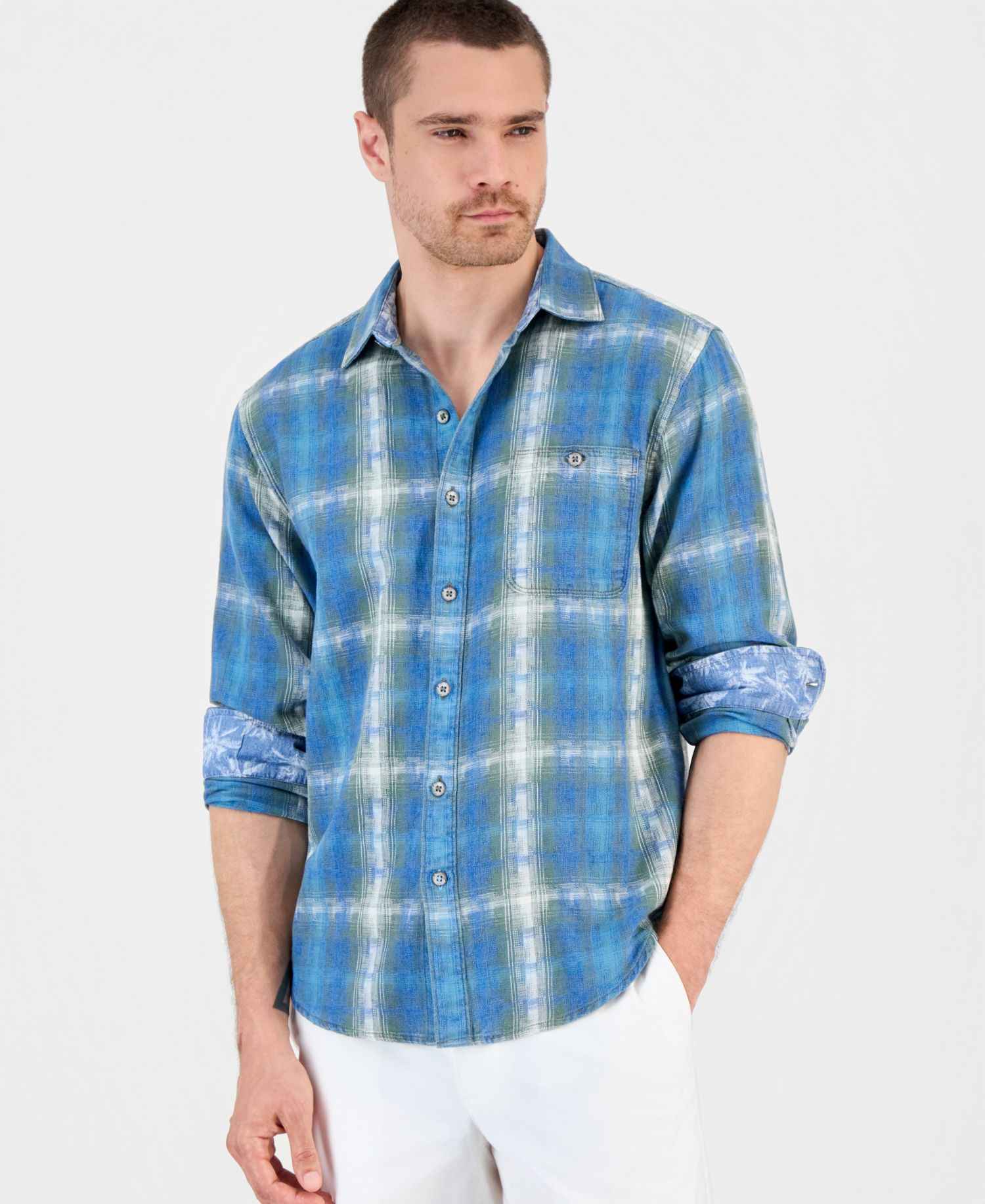 Men's Palo Alto Plaid Long-Sleeve Shirt