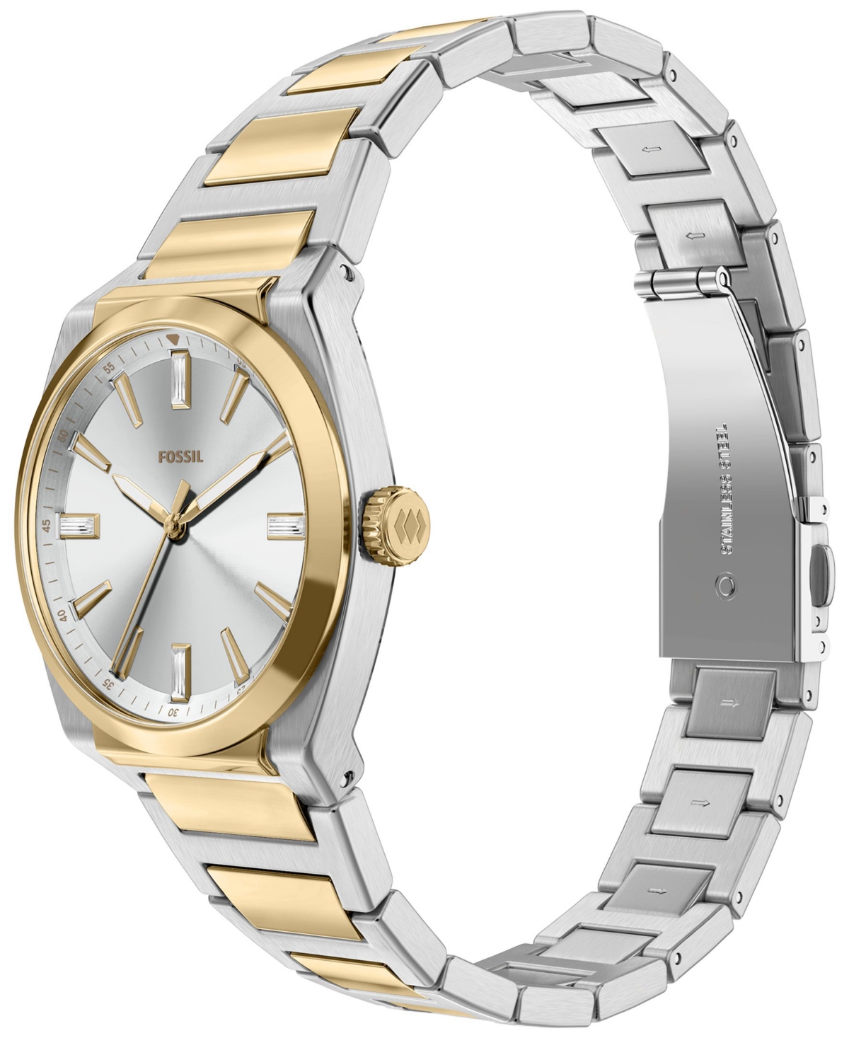 Fossil Women's Everett Three-Hand Two-Tone Stainless Steel Watch 27mm