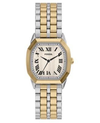 Men's Harlow Three-Hand Two-Tone Stainless Steel Watch 33mm