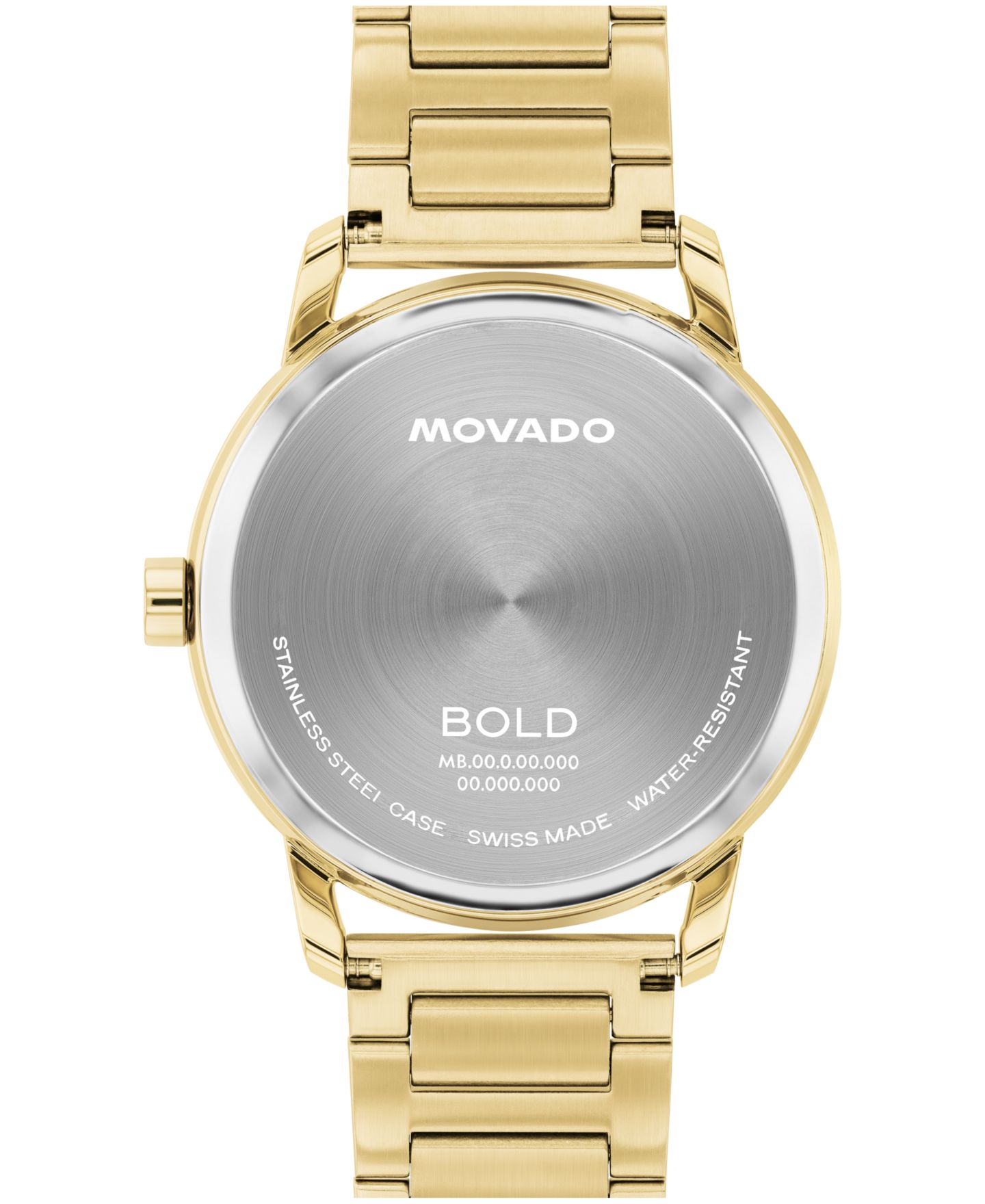 Мужские часы Movado Bold Echo Swiss Quartz Ionic Plated Light Yellow Gold Steel Watch 40mm — фото 3