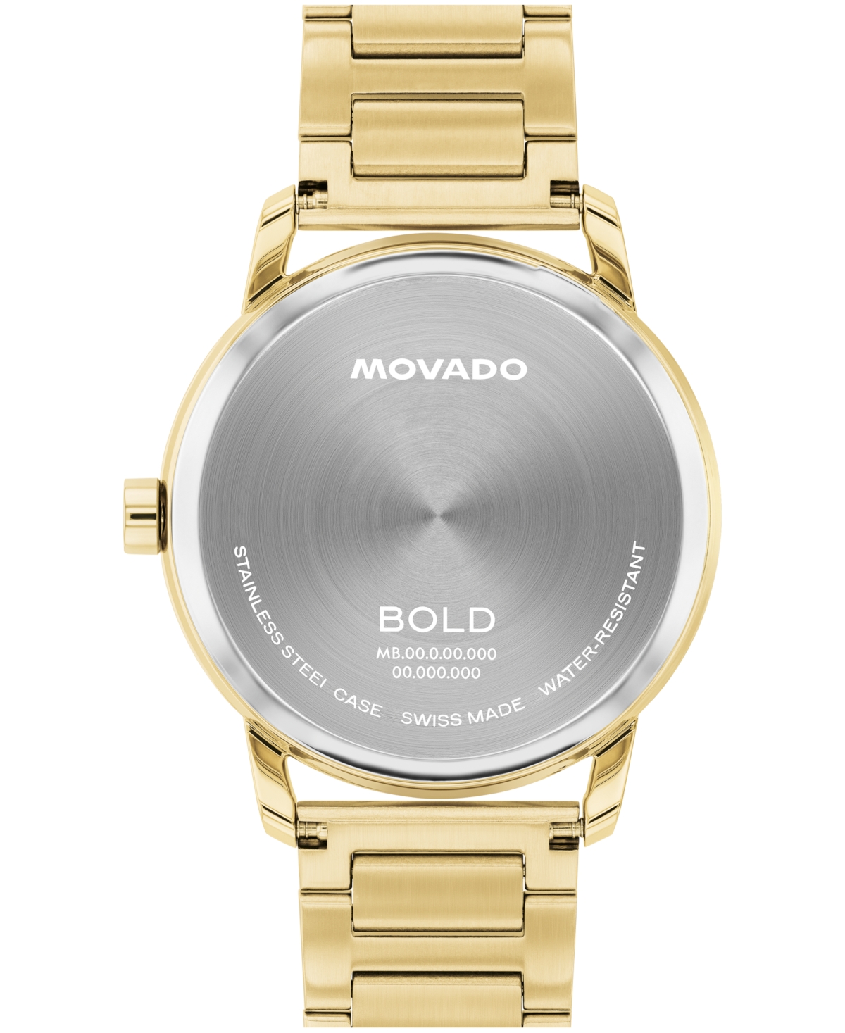 Movado Men's Bold Echo Swiss Quartz Ionic Plated Light Yellow Gold Steel Watch 40mm