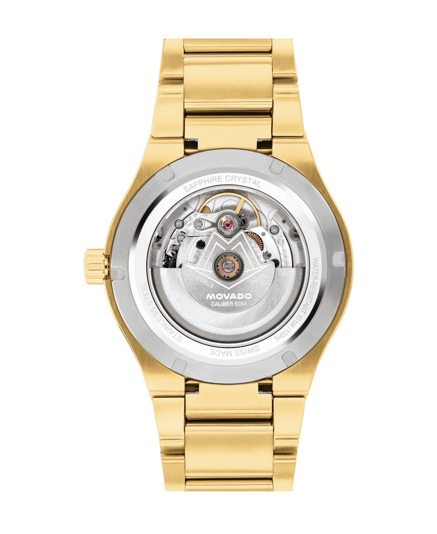 Мужские часы Movado Museum Imperiale Automatic Swiss Automatic Light Yellow PVD Steel Watch 40mm — фото 3