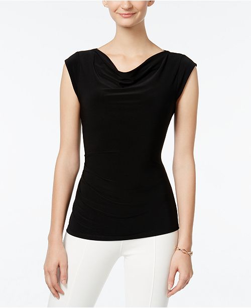 Anne Klein Cowl Neck Top Reviews Tops Women Macy S