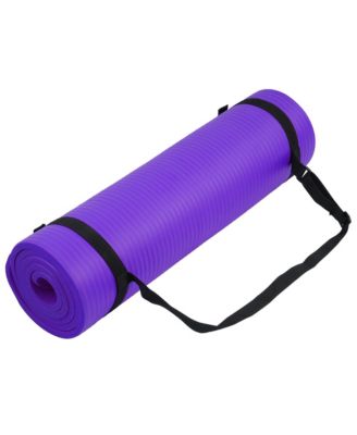 Yoga Mat Thick High Density Exercise Carrying Strap