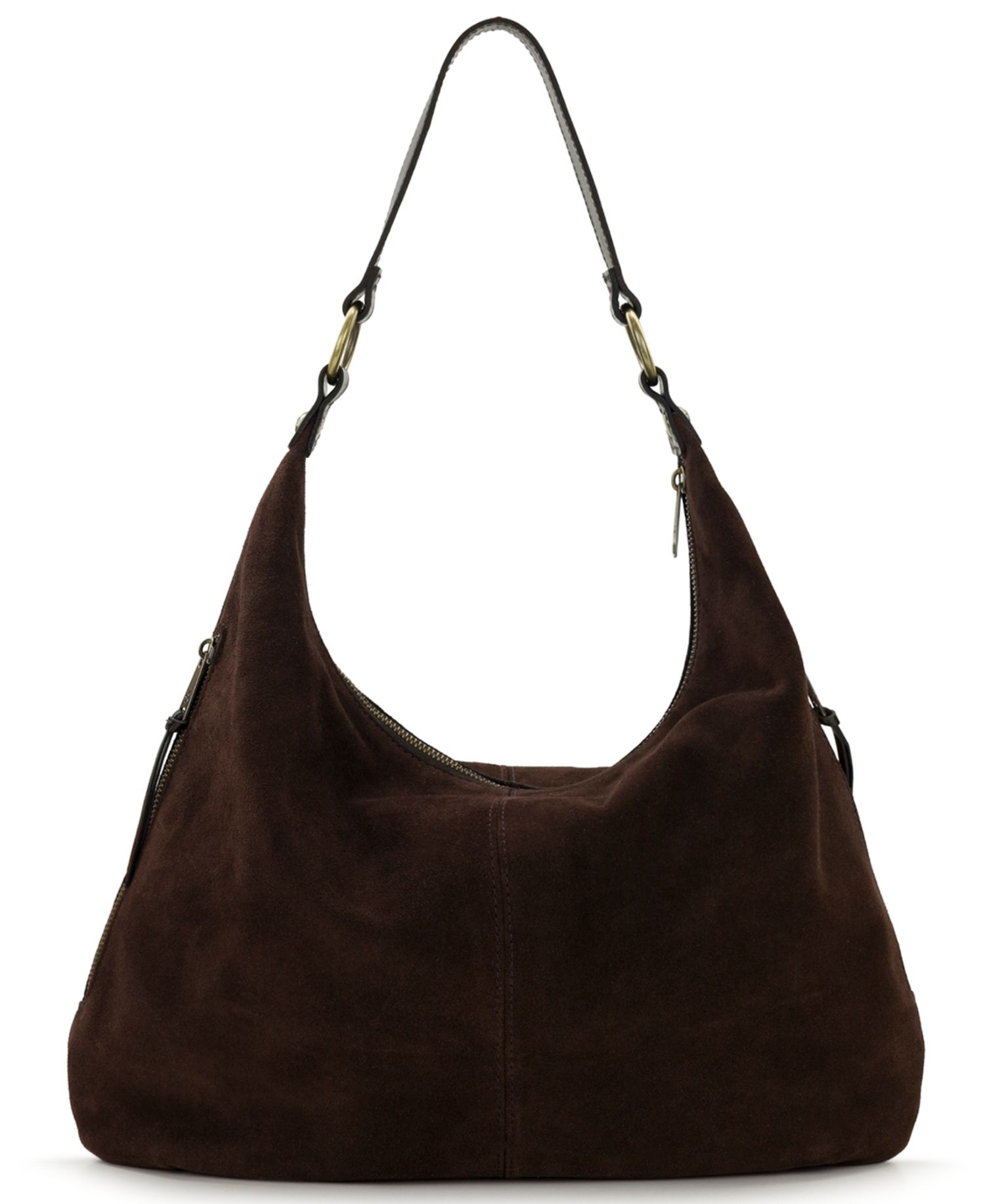 Esther Large Suede Hobo Handbag