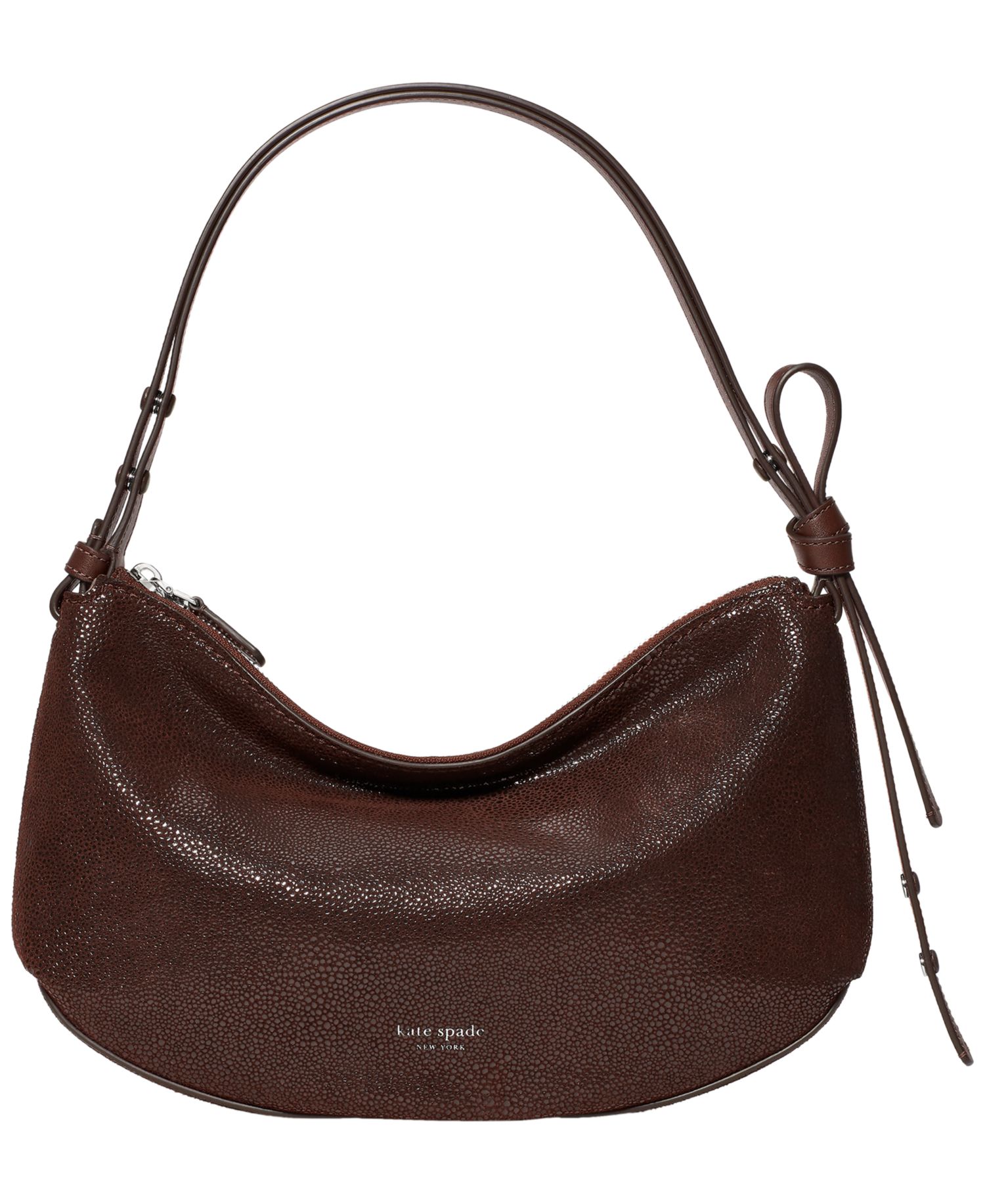 Loop Dot Medium Leather Shoulder Handbag