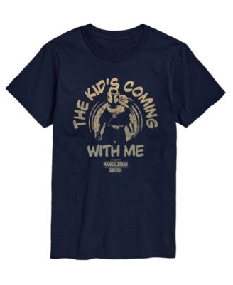 Men's The Mandalorian & Grogu The Kids Coming With Me Graphic T-Shirt
