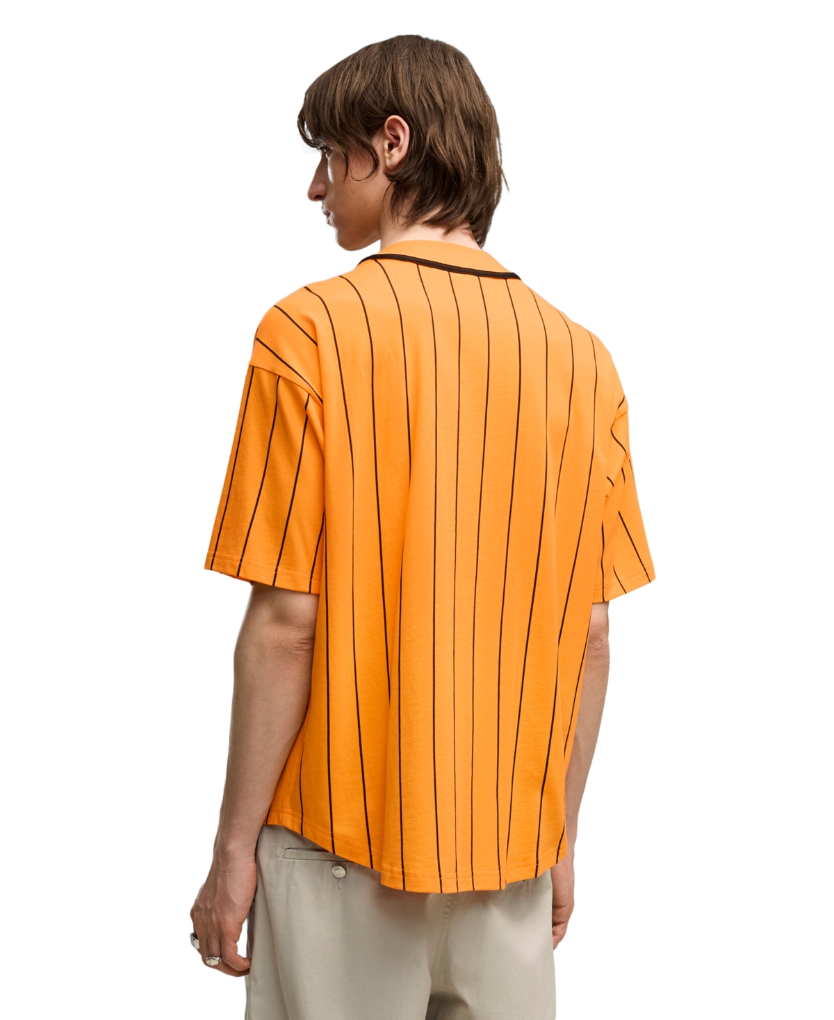 Puma Men's McLaren Baseball Jersey V-Neck T-Shirt