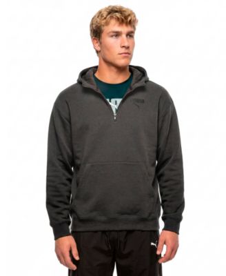 Men's Flocked Logo Half-Zip Hoodie