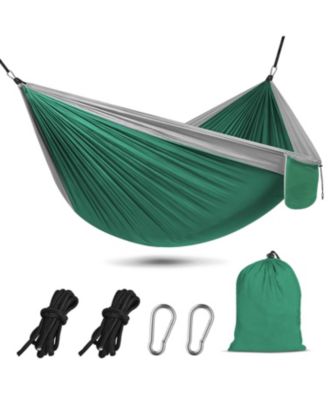  Portable Lightweight Camping Hammock With Tree Straps Carry Bag For Outdoor Travel