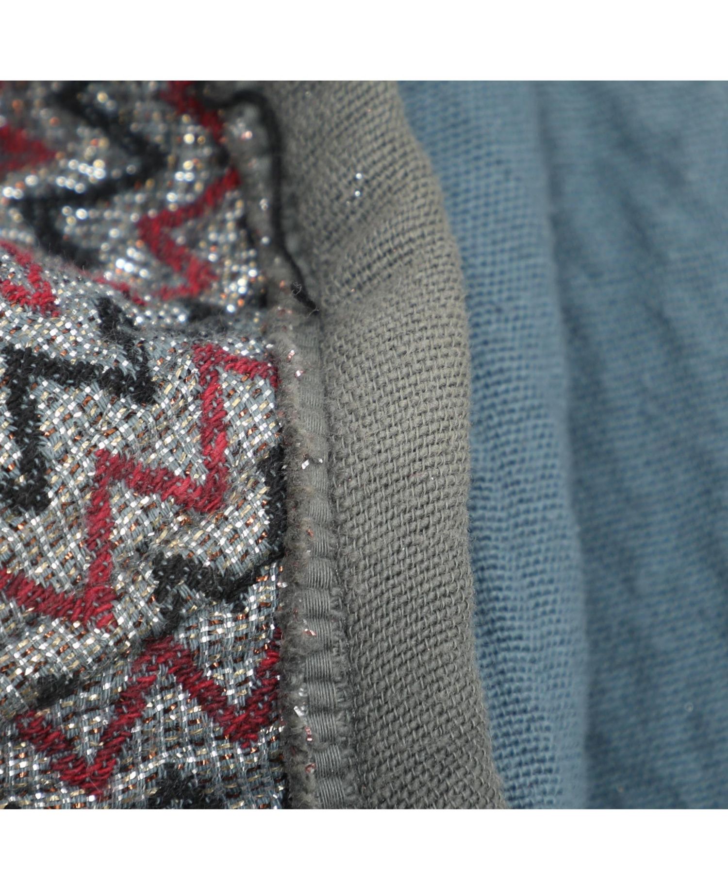 Women's Patterned Lurex Knit Jacket