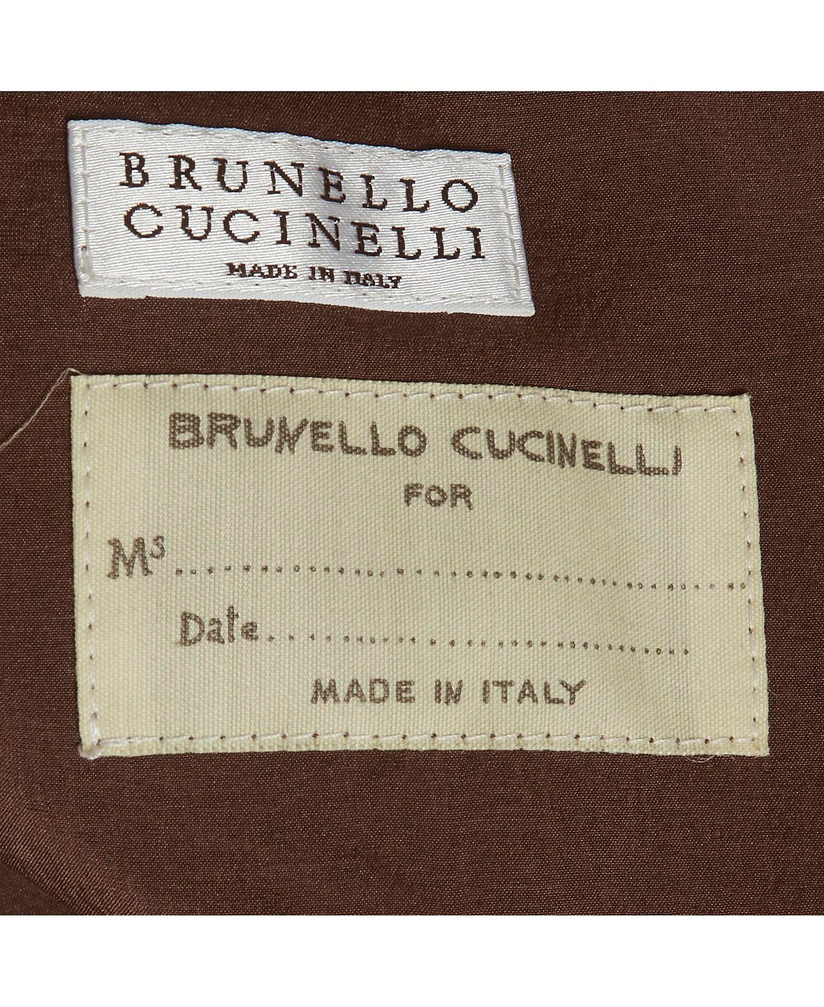 Pre-Owned Brunello Cucinelli Women's Suede Monili Long Vest view 4 — MAYCSS fashion products