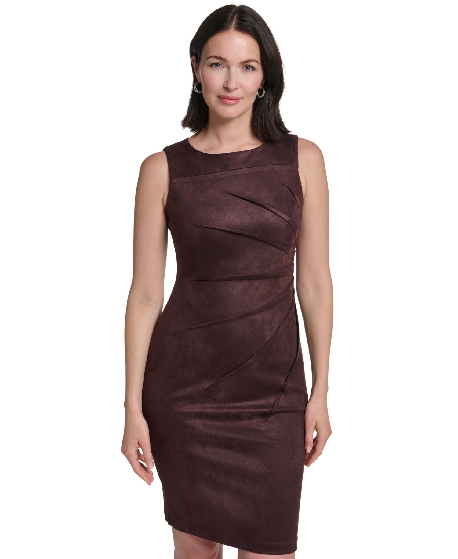 Women's Sleeveless Crew Neck Dress