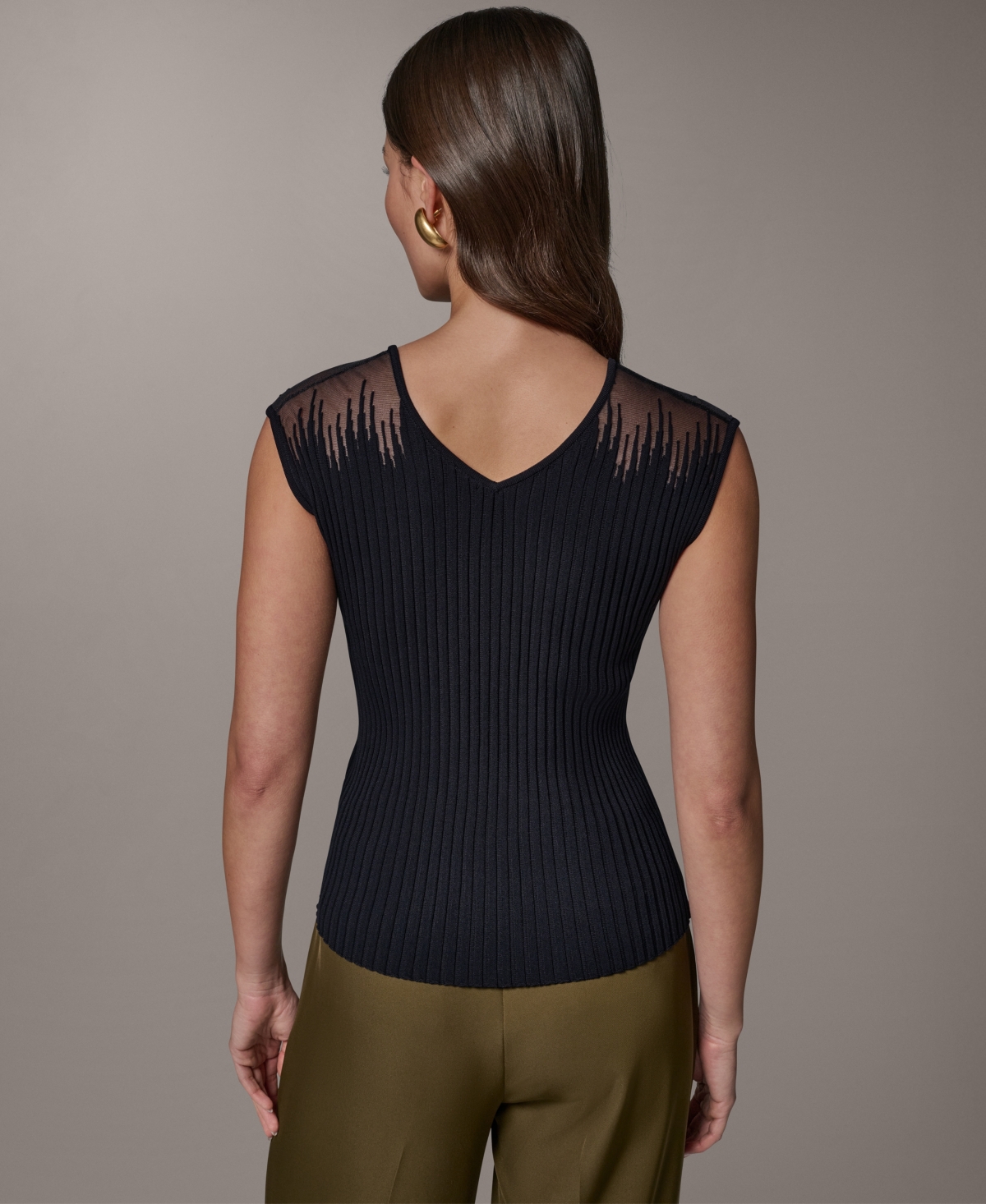 Donna Karan New York Women's V-Neck Top