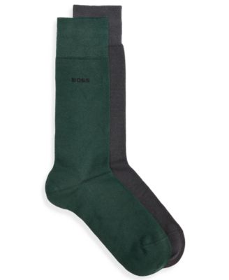Men's Solid Crew Socks, 2-Pack