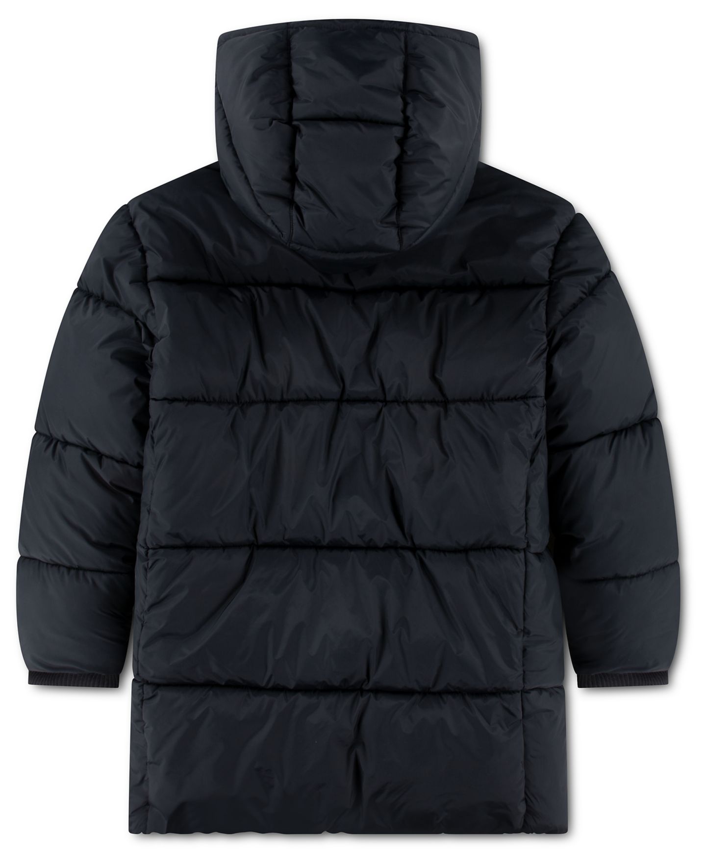 Детская куртка Jordan Mid-Length Long-Sleeve Puffer, цвет: Чёрный — фото 2
