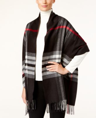 Charter Club - Exploded Plaid Cashmink Blanket Scarf